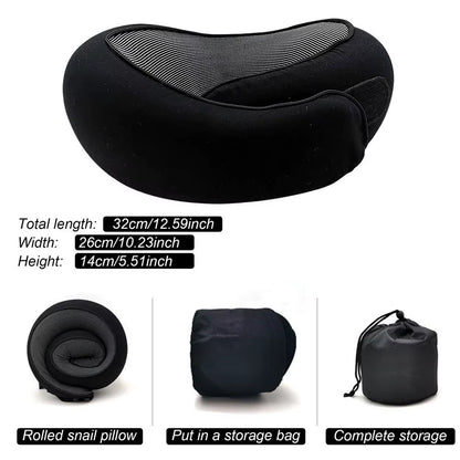 Travel Car Neck Memory Foam Pillow Airplane Pillow Neck Cushion U Shaped Travel Healthcare Memory Foam for Family and Travel